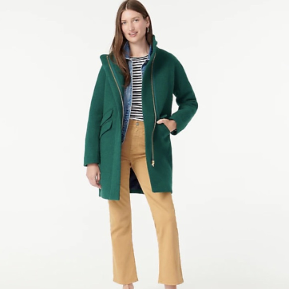 J Crew Wool Stadium Coat